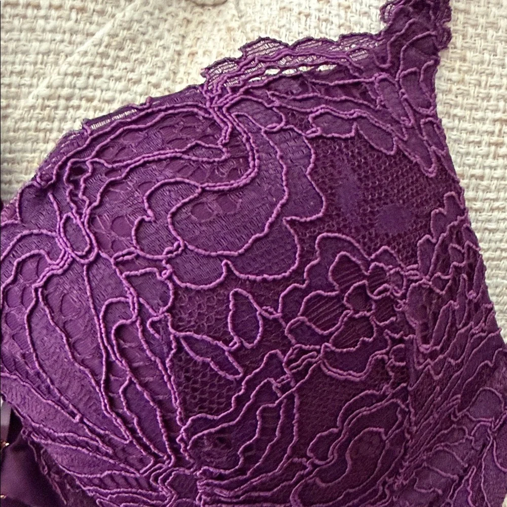 Savage X Fenty Rich Purple Lace Bra - Picture 5 of 6